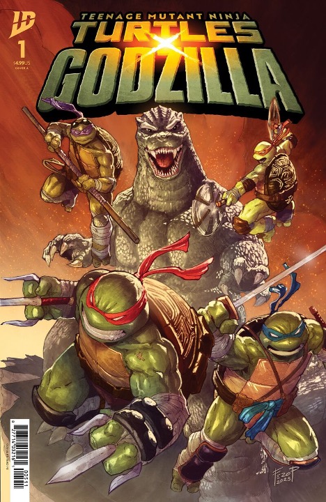 TMNT Godzilla 1 Preview