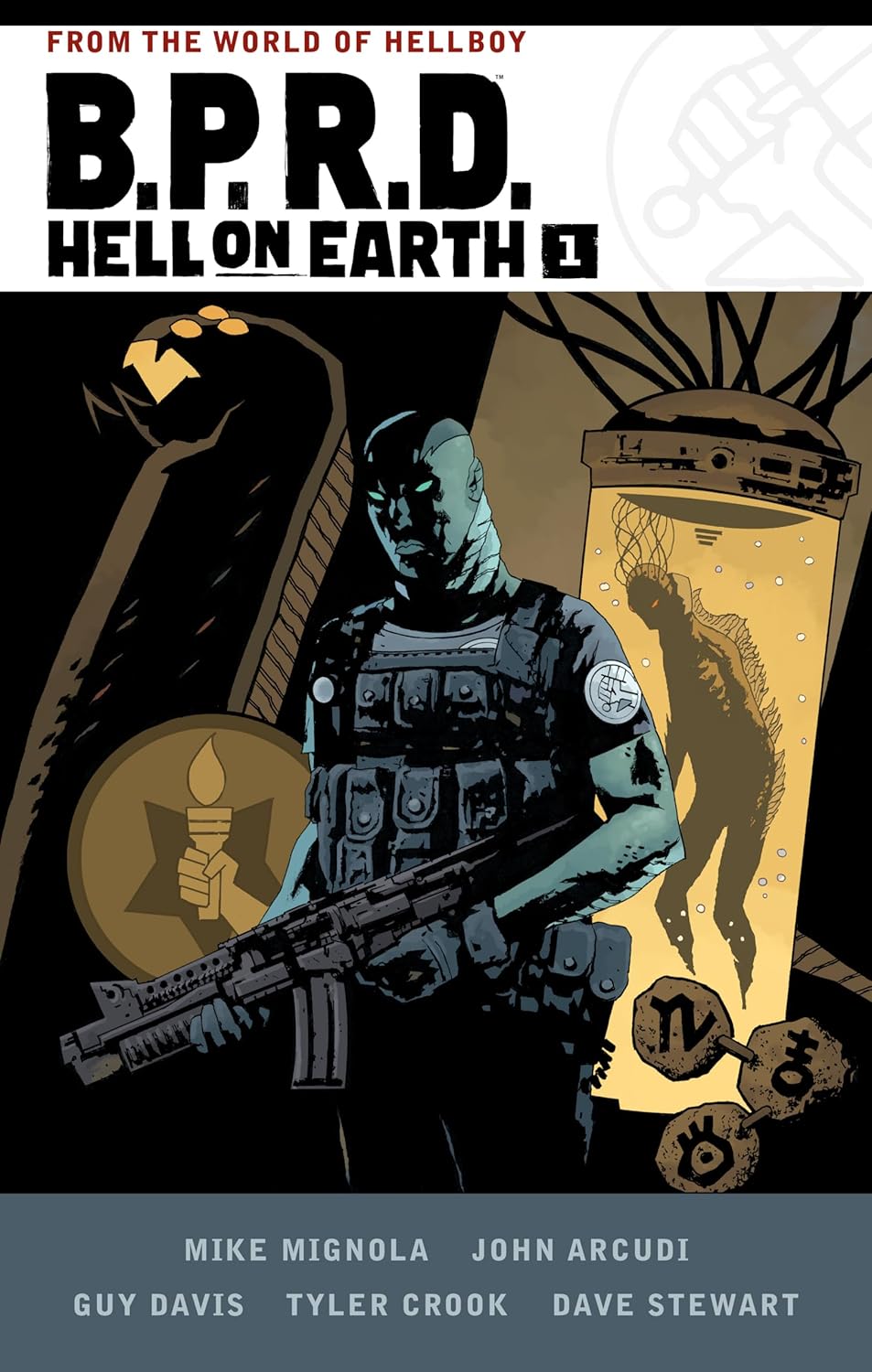Cover of B.P.R.D. Hell on Earth Volume 1, featured on the Tyler Crook interview page.
