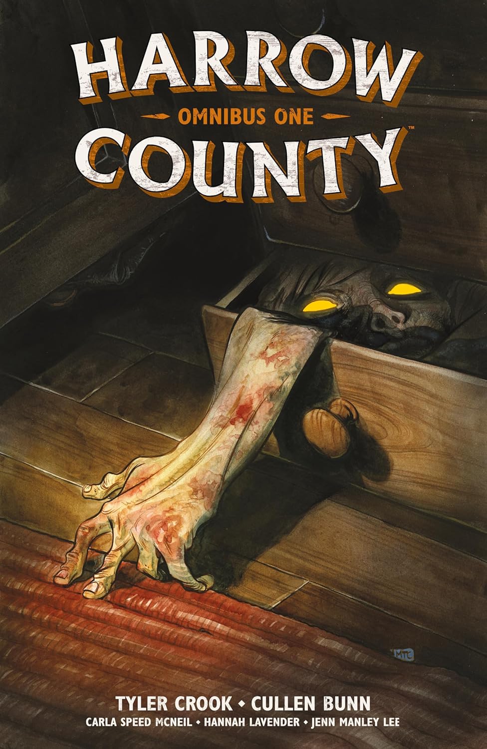 Cover of Harrow County, recommended reading on the Tyler Crook creator page.