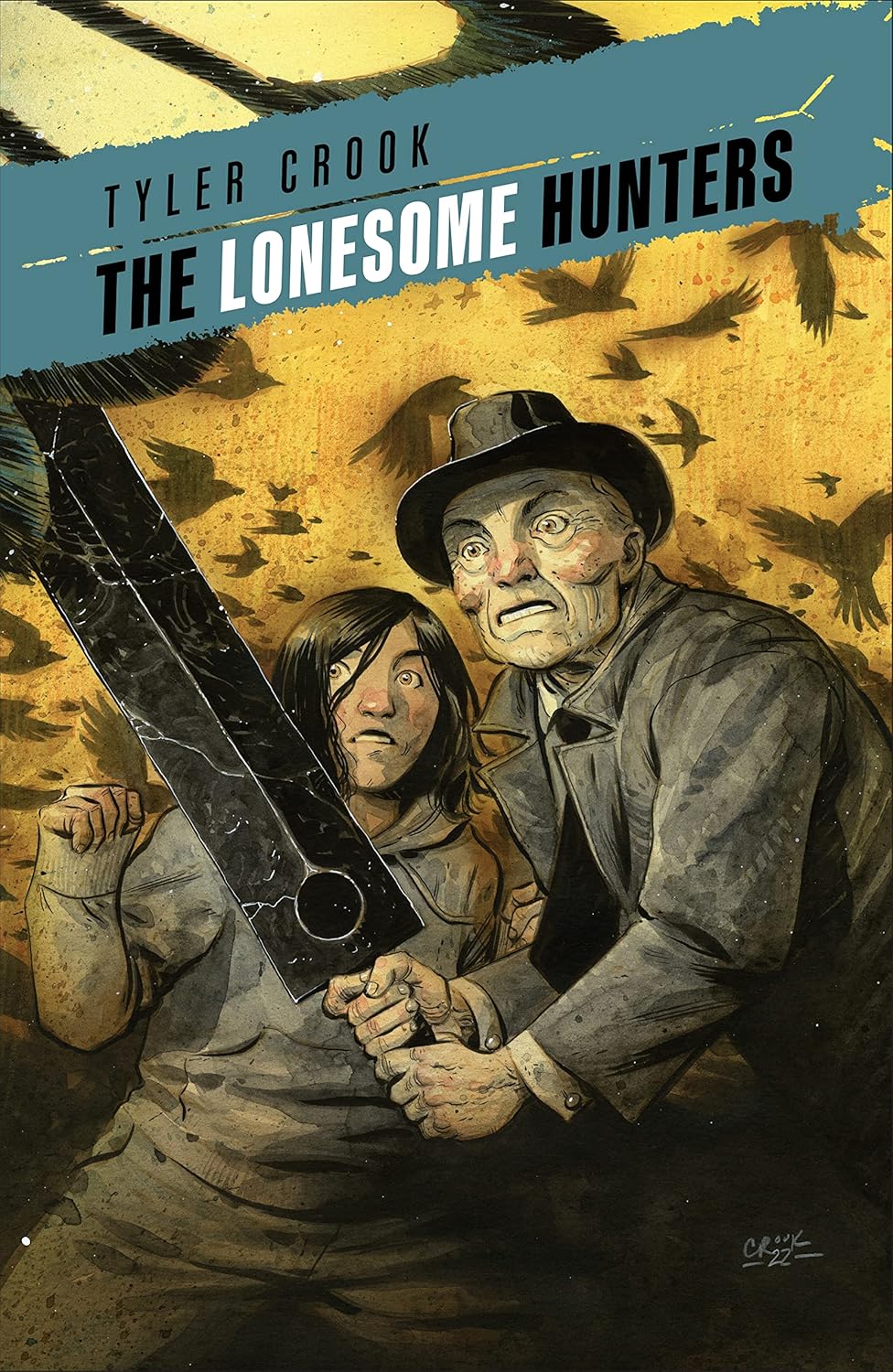 Cover of The Lonesome Hunters, recommended reading on the Tyler Crook creator page.